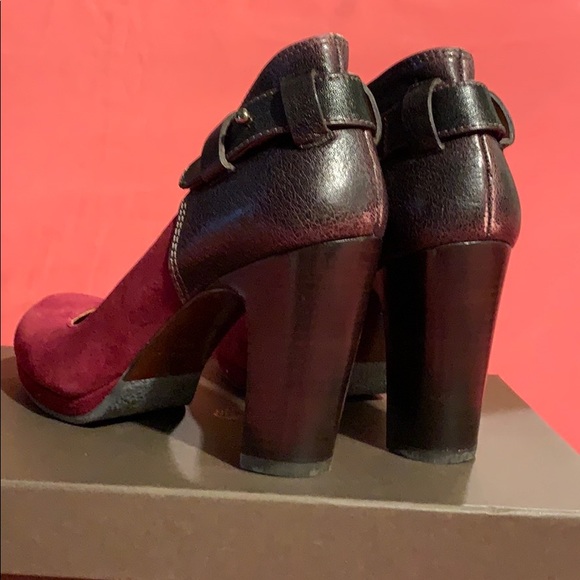 Chie Mihara burgundy suede pumps - Picture 5 of 9